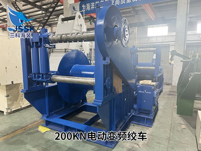 160T電動(dòng)變頻定位絞車